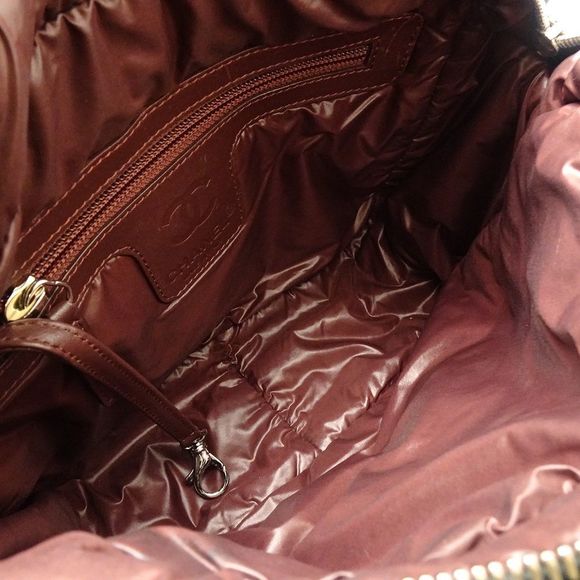 Chanel Coco Coon Shoulder Bag Small Crossbody Black Nylon x Leather - Picture 6 of 7